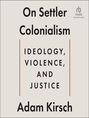 On Settler Colonialism - Audiobook